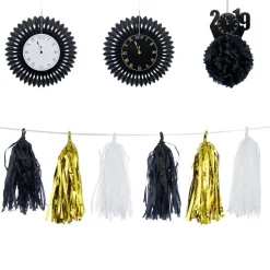 New Gifi Set de décoration de fin d'année Horloge