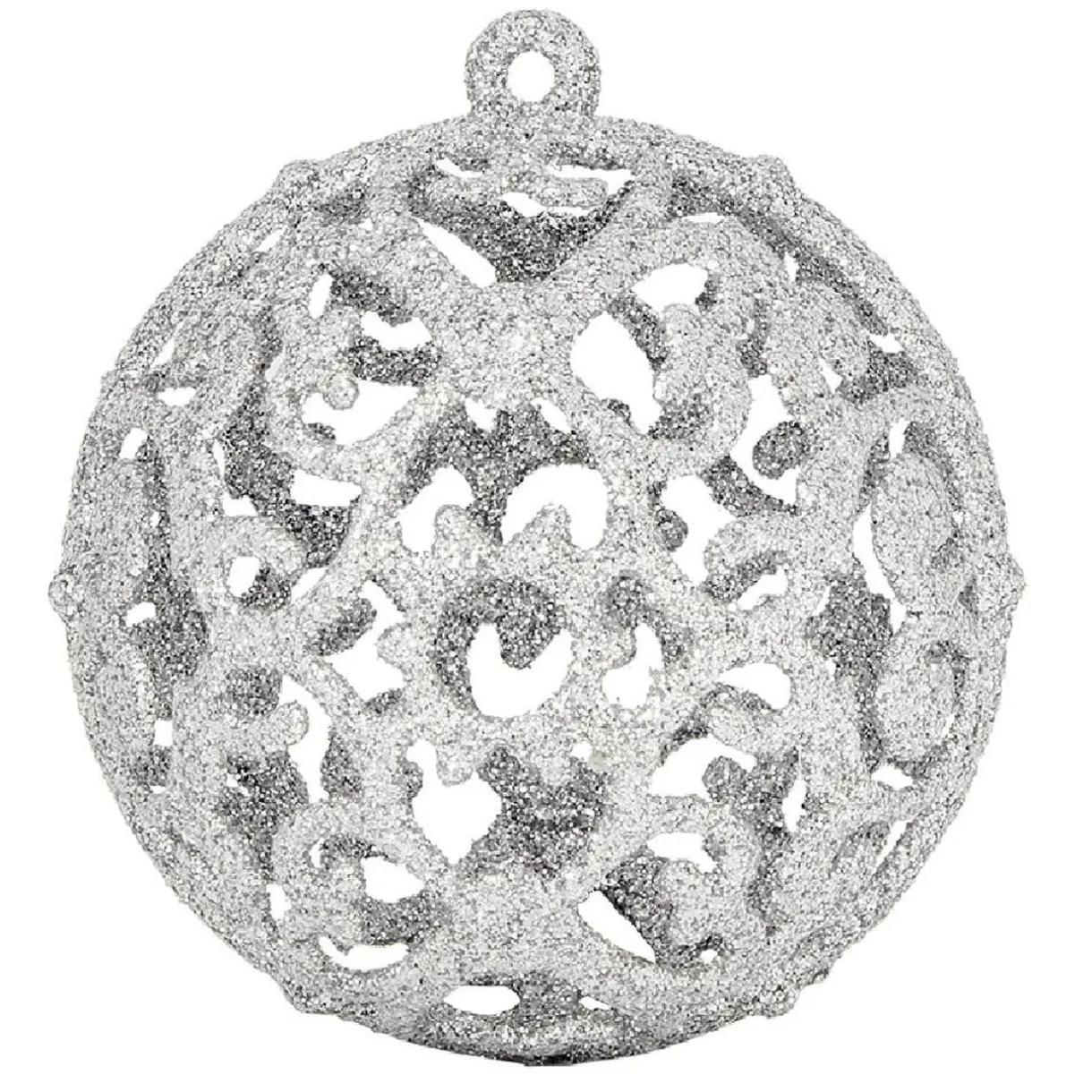 Gifi Set de décoration pour sapin de Noël Argenté blanc x24^ Décoration Sapin