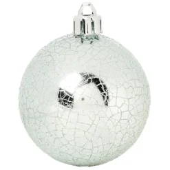 Gifi Set de décoration pour sapin de Noël Argenté blanc x24^ Décoration Sapin