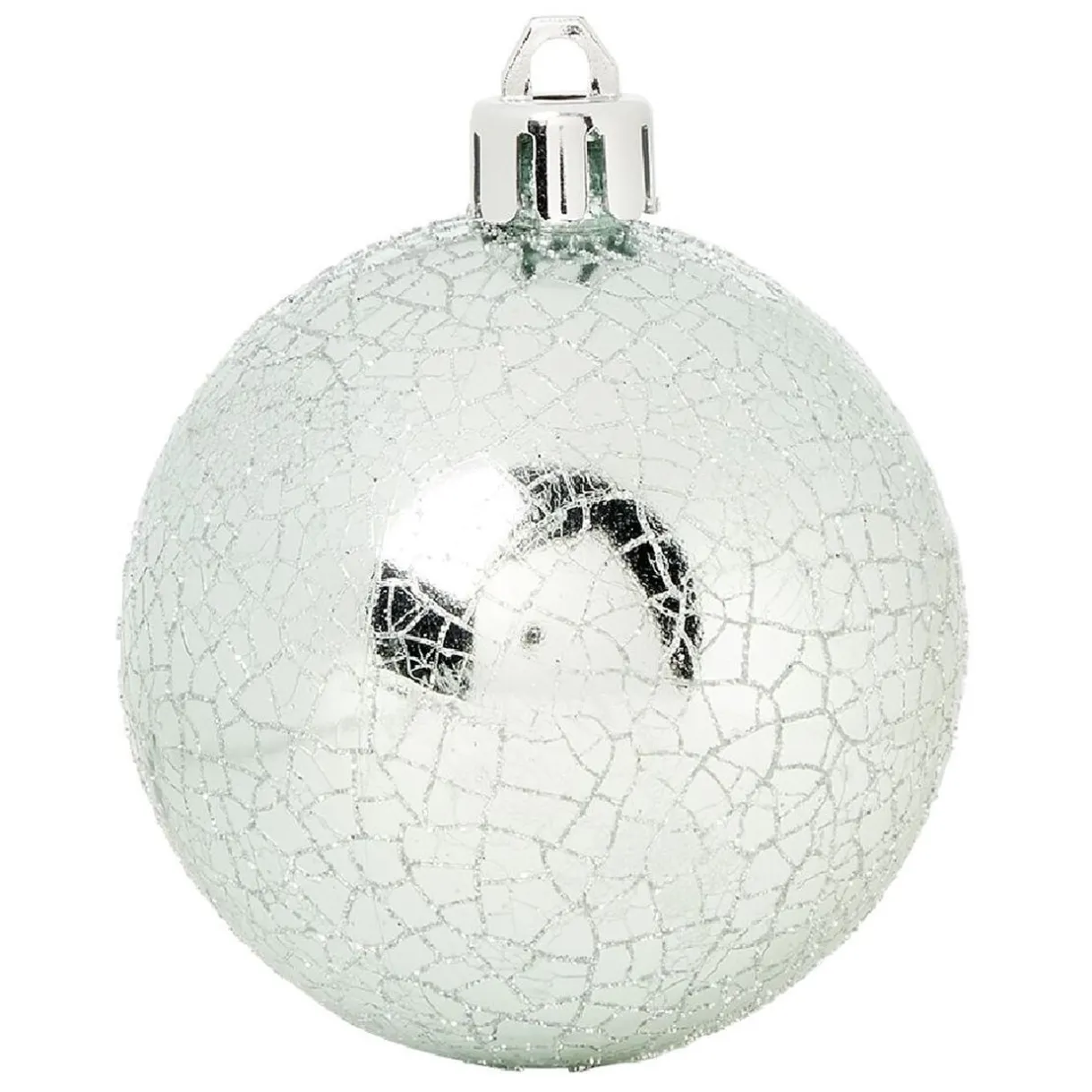 Gifi Set de décoration pour sapin de Noël Argenté blanc x24^ Décoration Sapin