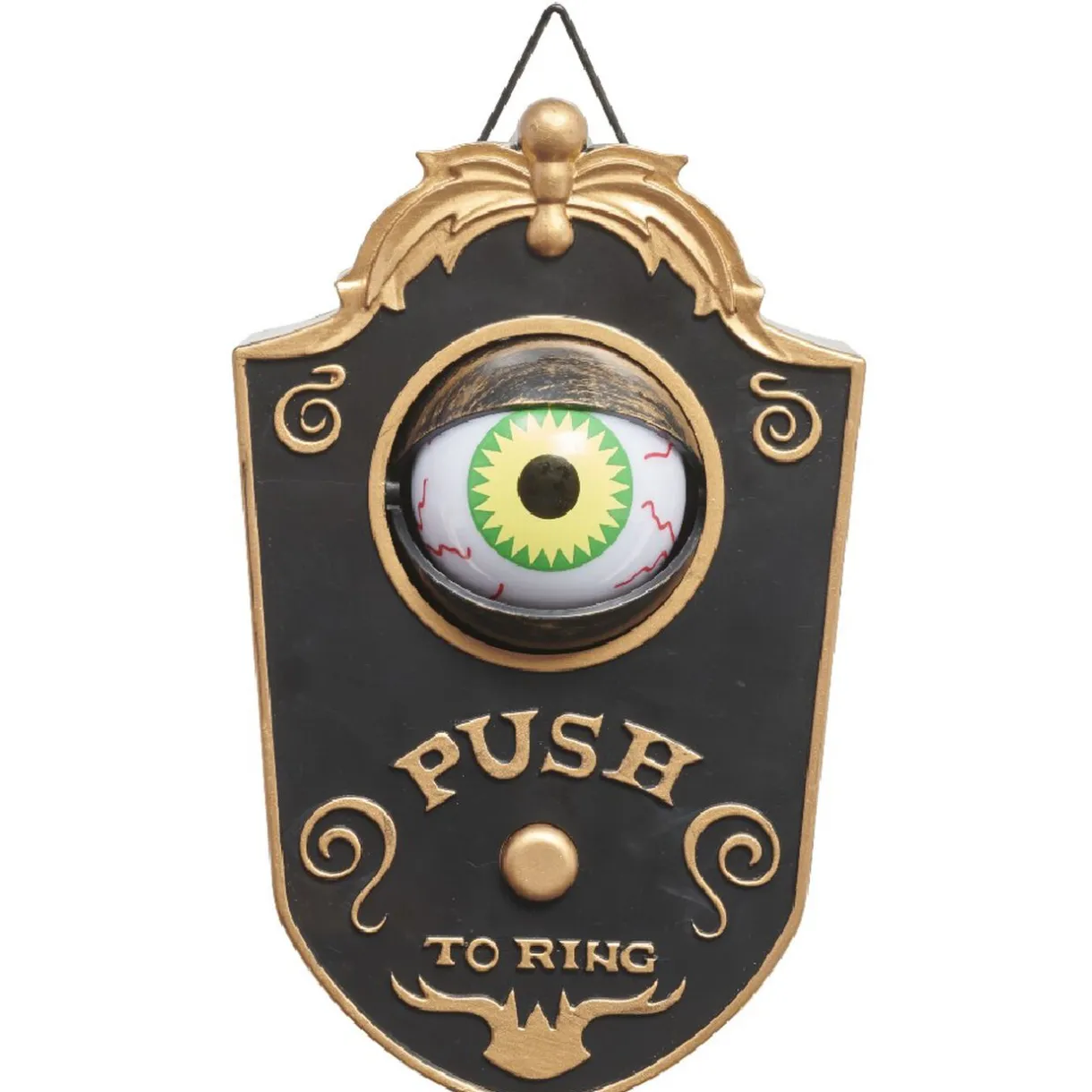 Clearance Gifi Sonnette de porte Halloween oeil qui bouge