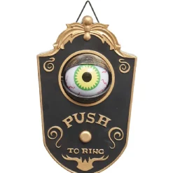 Outlet Gifi Sonnette de porte oeil qui bouge déco Halloween