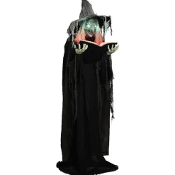 Discount Gifi Sorcière debout tenant un livre lumineuse et sonore