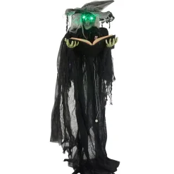 New Gifi Sorcière debout tenant un livre lumineuse et sonore