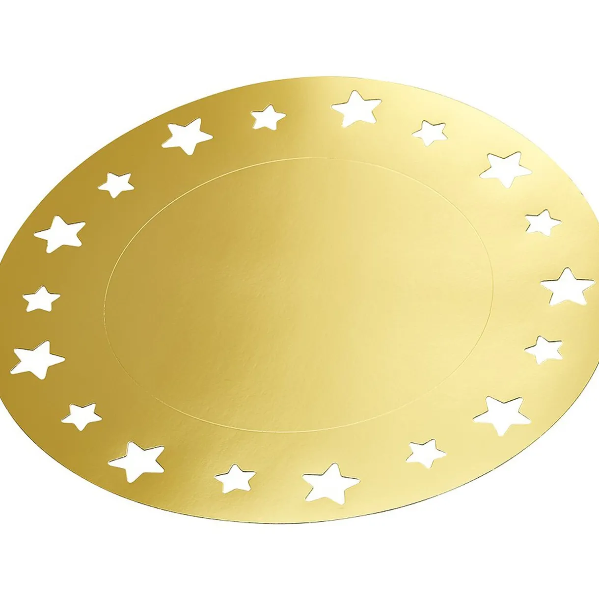 Outlet Gifi Sous-assiette dorée décor étoiles x4
