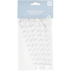 Gifi Stalactite x6 Noêl à suspendre^ Décoration Sapin