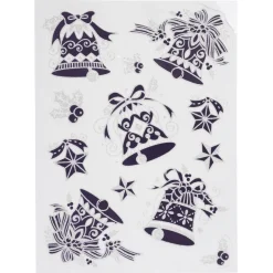 Gifi Sticker de fenêtre électrostatique Noël^ Décoration De Fenêtre