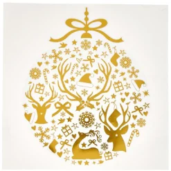 Gifi Sticker de Noël pour fenêtre^ Décoration De Fenêtre