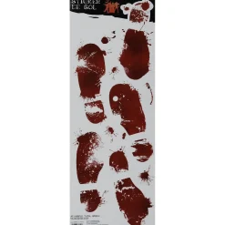 Sale Gifi Sticker de sol empreintes de pas ensanglantés