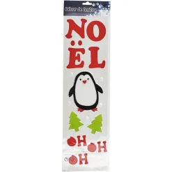 Gifi Sticker gel décor de Noël pour fenêtre^ Décoration De Fenêtre