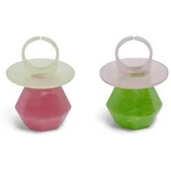 Outlet Gifi Sucette forme bague x2 fraise et pastèque