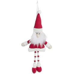 Gifi Sujet de noël longues jambes à suspendre Père noël ou bonhomme de neige^ Décoration Sapin