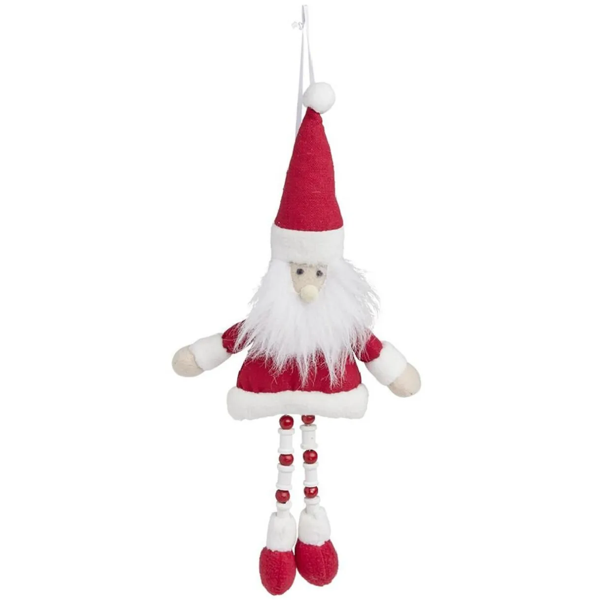 Gifi Sujet de noël longues jambes à suspendre Père noël ou bonhomme de neige^ Décoration Sapin