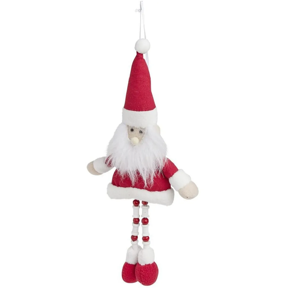 Gifi Sujet de noël longues jambes à suspendre Père noël ou bonhomme de neige^ Décoration Sapin