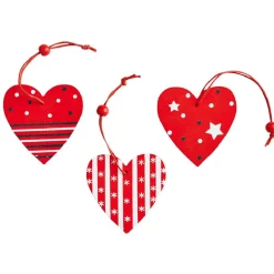 Gifi Sujet de Noël rouge et vert à suspendre x36^ Décoration Sapin