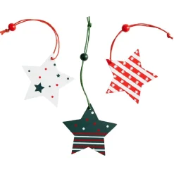 Gifi Sujet de Noël rouge et vert à suspendre x36^ Décoration Sapin