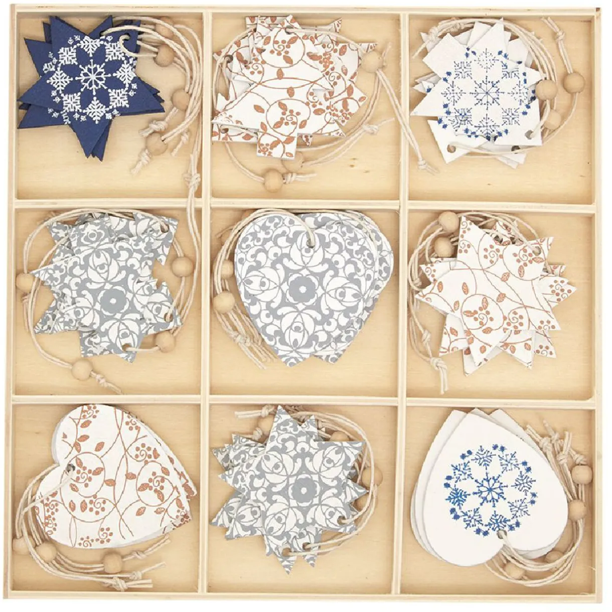 Gifi Sujet en bois à suspendre Noël x36^ Décoration Sapin