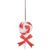 Gifi Supension bonbon lolipop blanc rouge^ Décoration Sapin