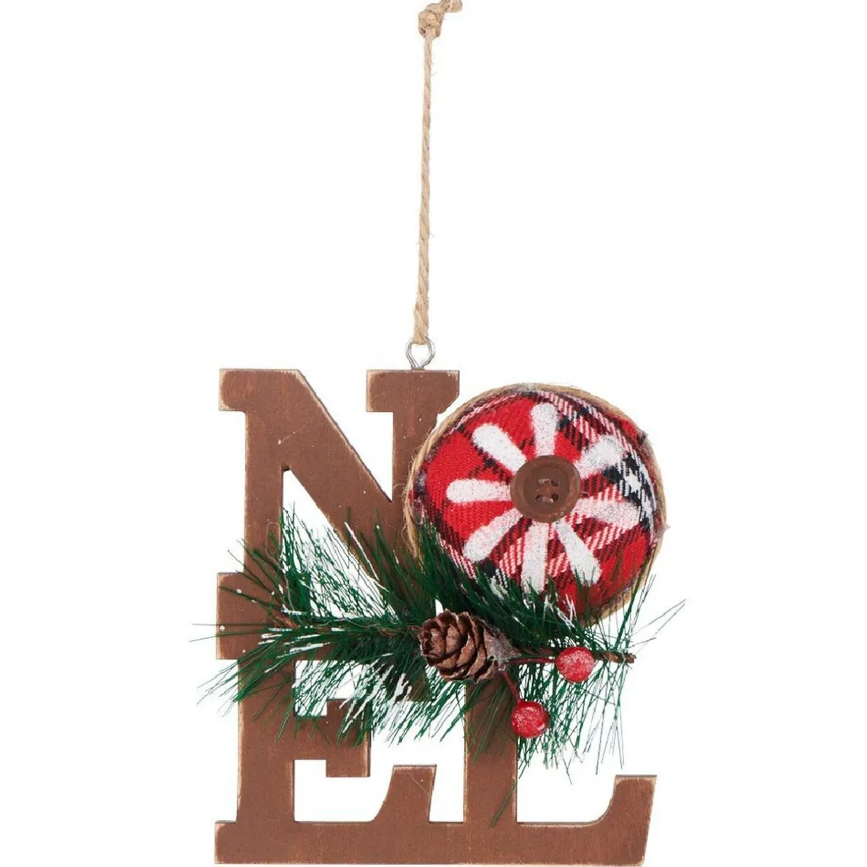 Gifi Suspension avec lettres NOËL rouges et vertes^ Décoration Sapin