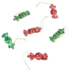 Gifi Suspension bonbon rouge et vert x6^ Décoration Sapin