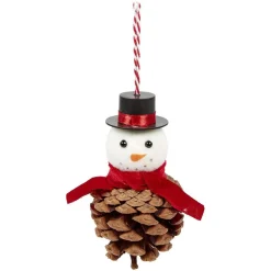 Gifi Suspension bonhomme de neige de Noël^ Décoration Sapin