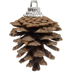 Gifi Suspension boule de Noël x5 et pomme de pin x5^ Décoration Sapin