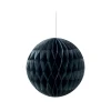 Discount Gifi Suspension boule en papier noir