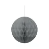 Outlet Gifi Suspension boule en papier gris