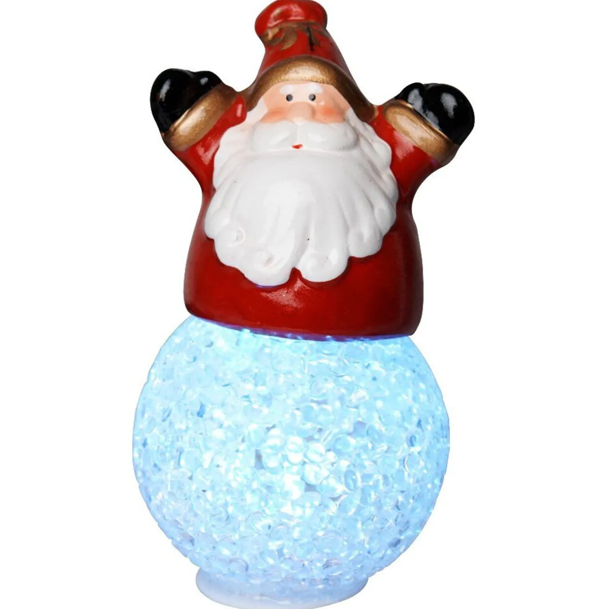 Gifi Suspension Boule lumineuse déco Père Noël^ Décoration Sapin