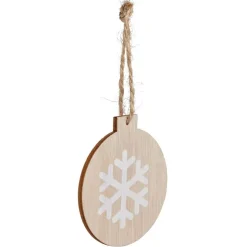 Sale Gifi Suspension boule plate en bois Ø6cm - 3 modèles
