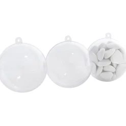 Outlet Gifi Suspension boule transparente x3