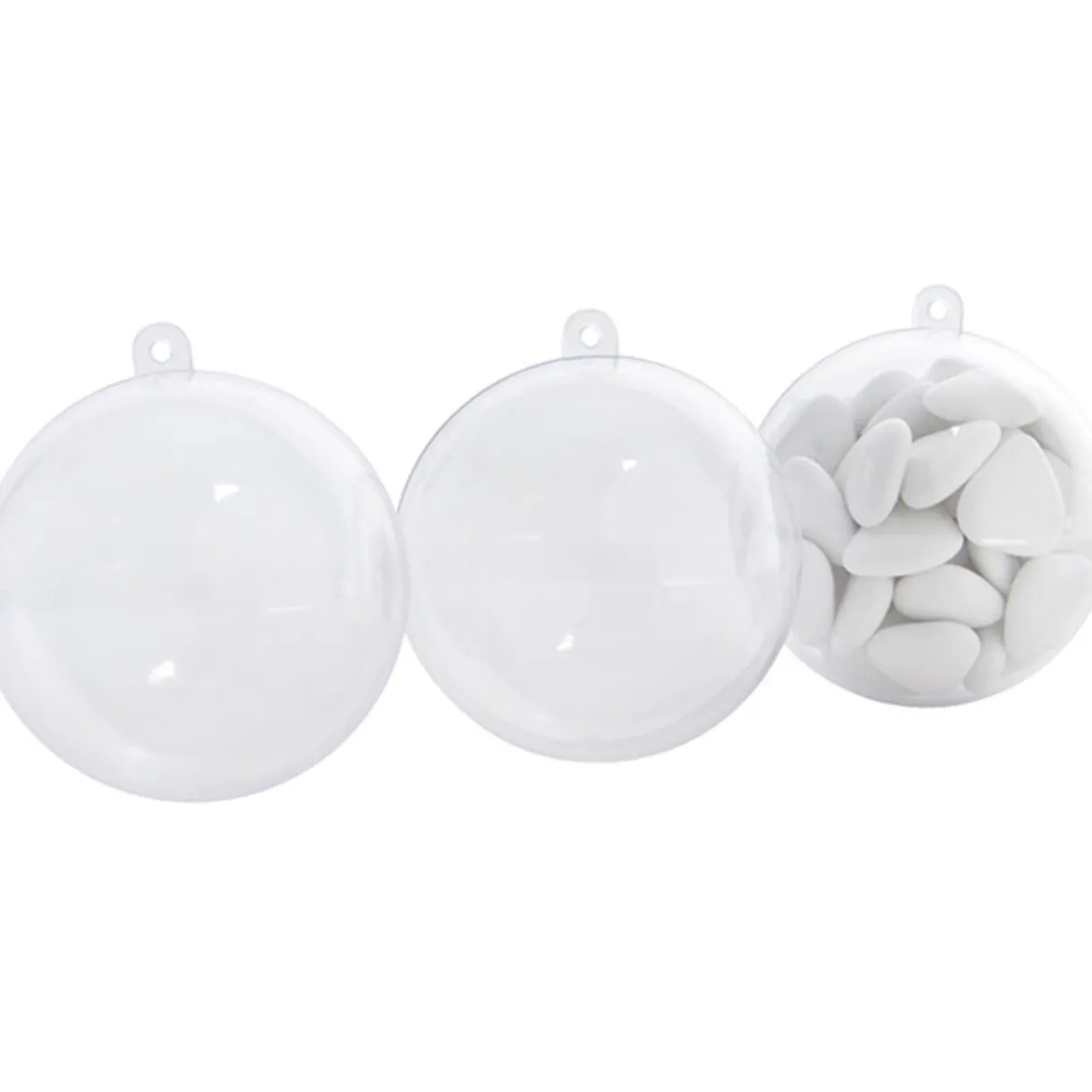 Outlet Gifi Suspension boule transparente x3