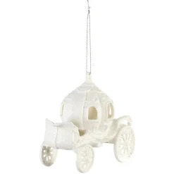 Gifi Suspension carrosse de Noël givré^ Décoration Sapin