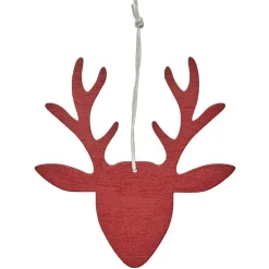 Gifi Suspension cerf, 6 pièces, 3 modèles différents^ Décoration Sapin