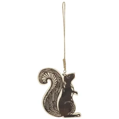 Gifi Suspension de Noël Animal en bois^ Décoration Sapin