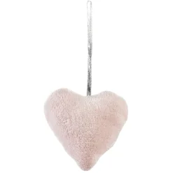 Gifi Suspension de Noël Coussin coeur ou étoile en velours^ Décoration Sapin