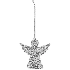 Gifi Suspension de Noël en métal doré ou argenté^ Décoration Sapin