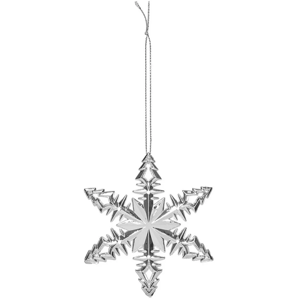 Gifi Suspension de Noël en métal doré ou argenté^ Décoration Sapin