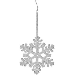 Gifi Suspension de Noël en métal doré ou argenté^ Décoration Sapin