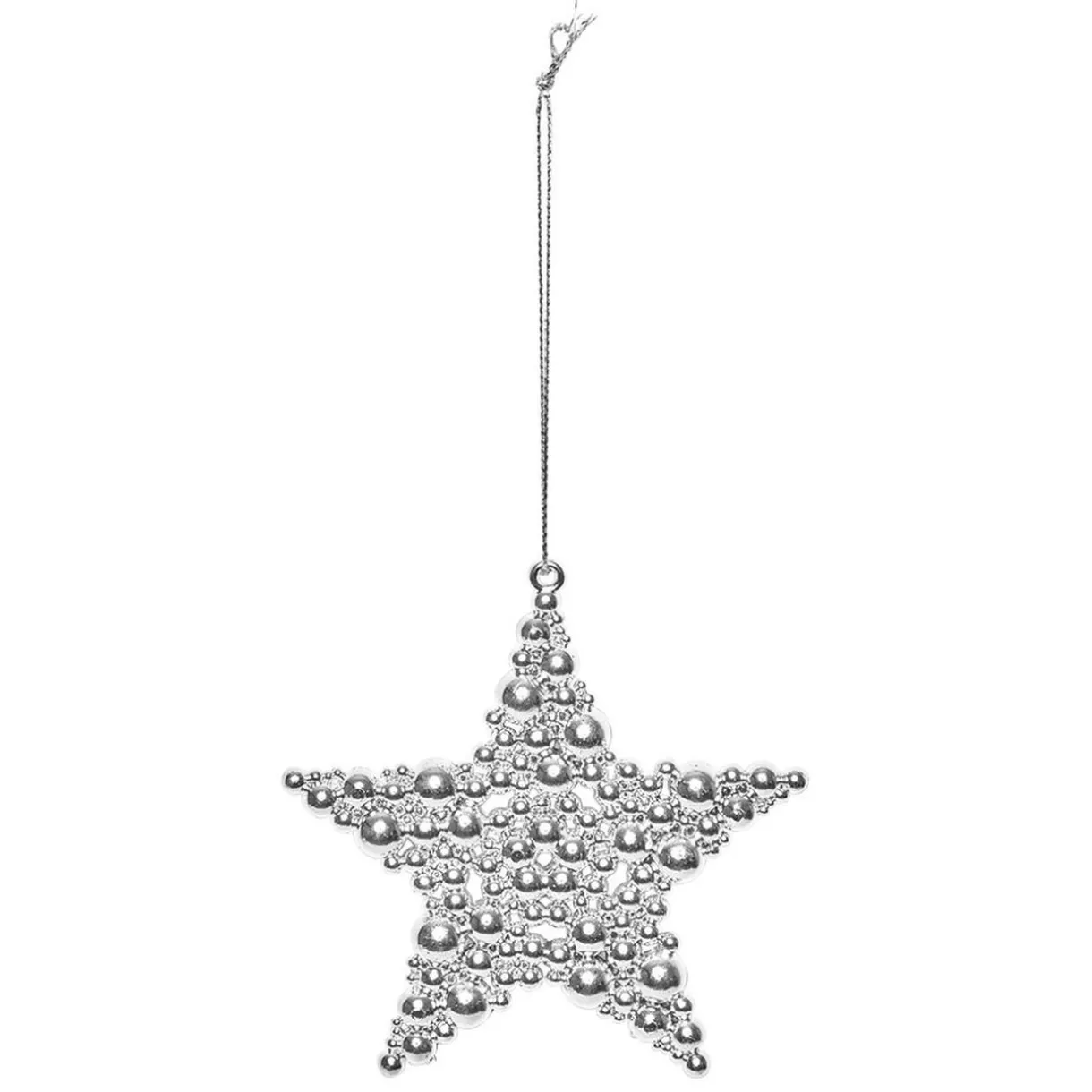 Gifi Suspension de Noël en métal doré ou argenté^ Décoration Sapin