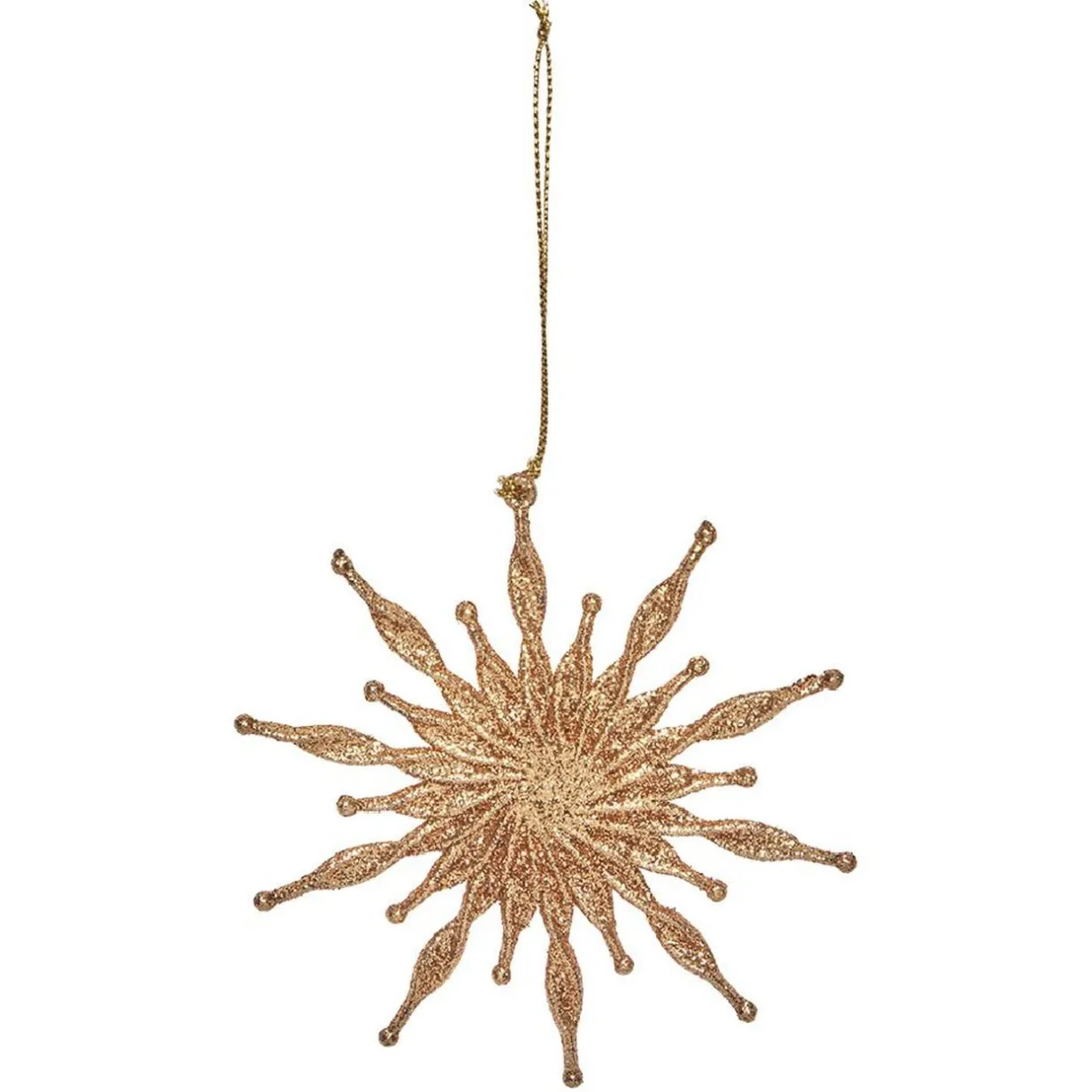 Gifi Suspension de Noël en métal doré ou argenté^ Décoration Sapin