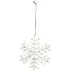 Gifi Suspension de Noël Flocon de neige blanc ou gris^ Décoration Sapin