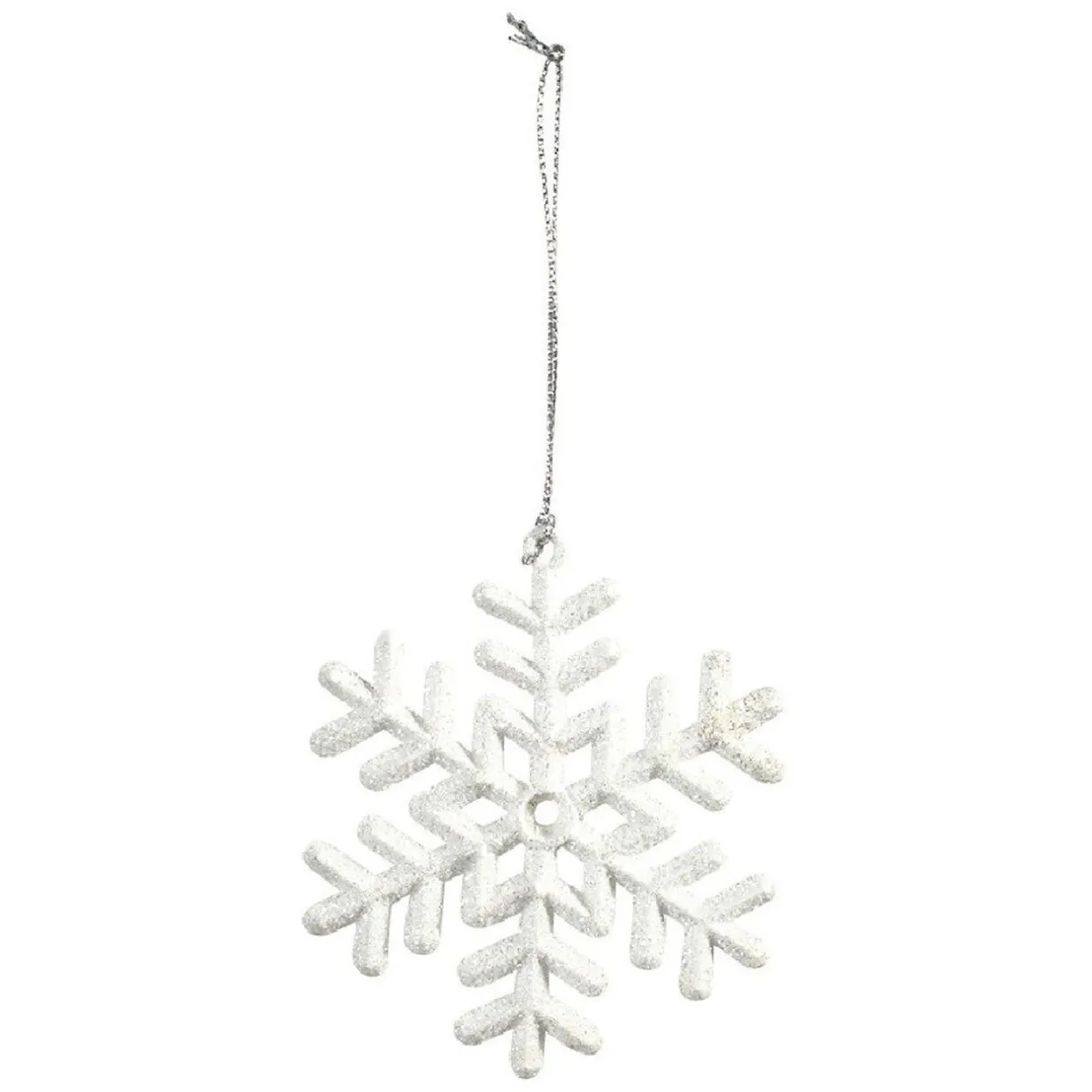 Gifi Suspension de Noël Flocon de neige blanc ou gris^ Décoration Sapin