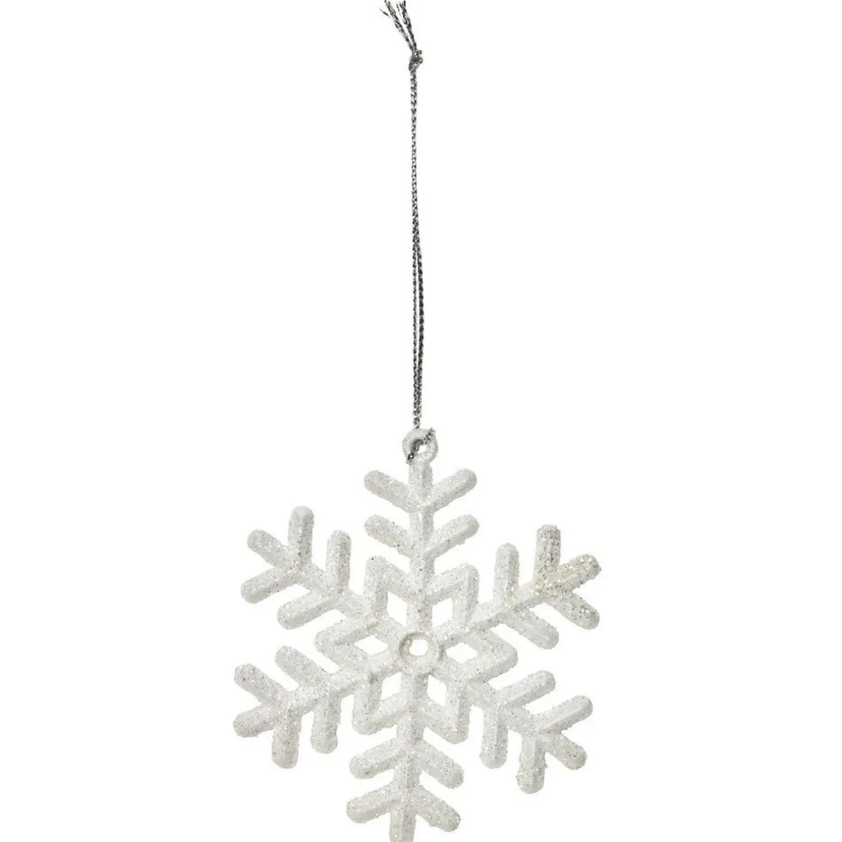 Gifi Suspension de Noël Flocon de neige blanc ou gris^ Décoration Sapin