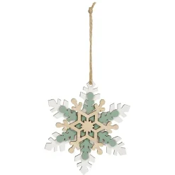 Gifi Suspension de Noël flocon esprit scandinave^ Décoration Sapin