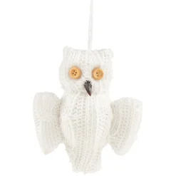 Gifi Suspension de Noël forme animale blanche^ Décoration Sapin