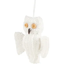 Gifi Suspension de Noël forme animale blanche^ Décoration Sapin