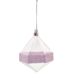 Gifi Suspension de Noël forme diamant pailleté^ Décoration Sapin