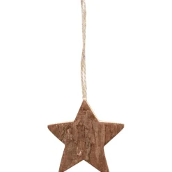 Gifi Suspension de Noël forme en bois^ Décoration Sapin