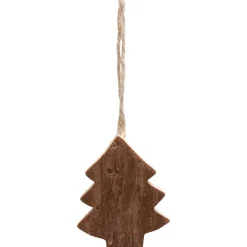 Gifi Suspension de Noël forme en bois^ Décoration Sapin